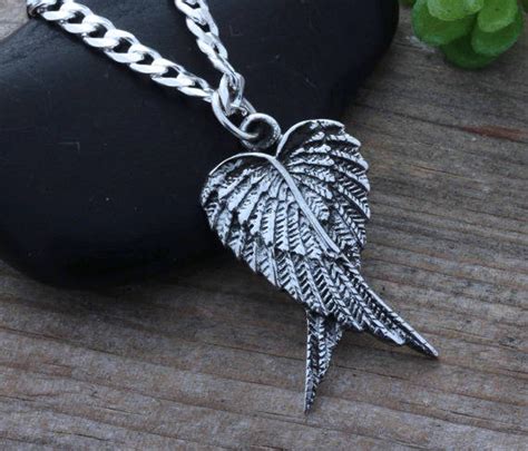 mens guardian angel necklace